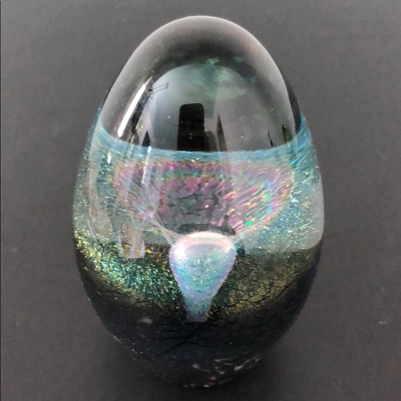 ❌SOLD❌EICKHOLT ART GLASS COLLECTOR EGG PAPERWEIGHT - Picture 14 of 16